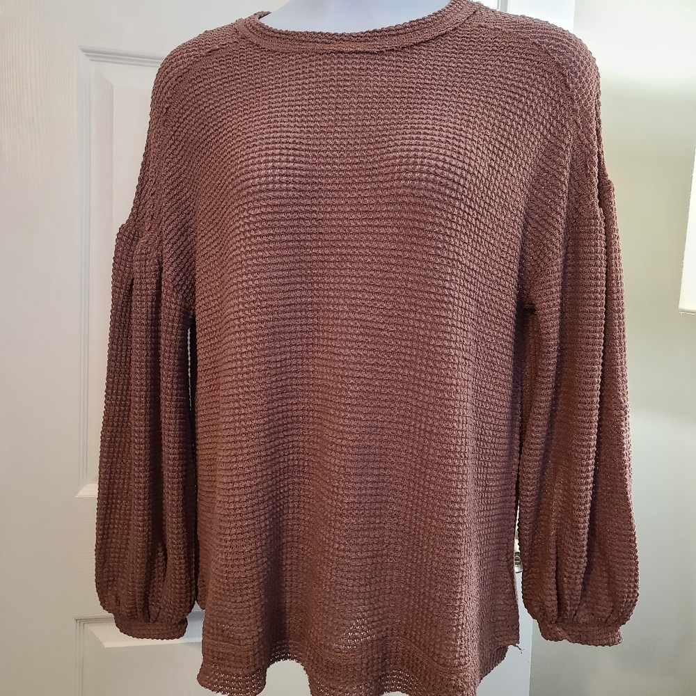 Plus Size Puff Sleeve Top